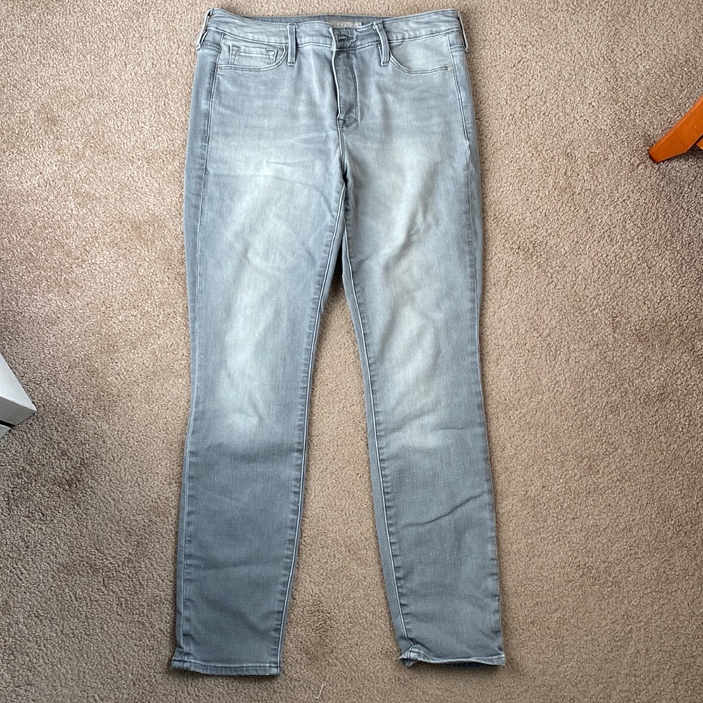 Athleta Sculptek grey skinny jeans